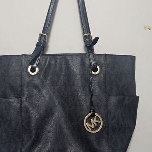 Michael Kors Black and Gold Tote